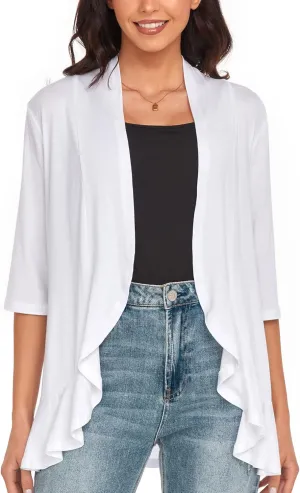 Argstar Women's 3/4 Sleeve Cardigan (S-3XL)