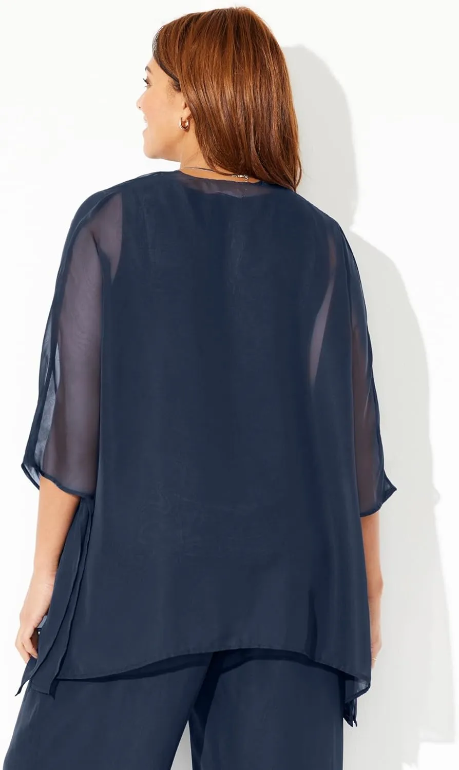 Catherines Women's Plus Size Ritzy Cardigan & Tank Set
