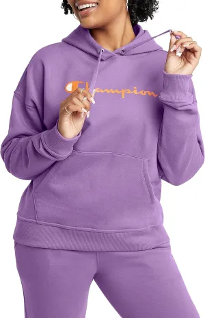 Champion Women's Hoodie, Powerblend, Fleece Hoodie, Comfortable Sweatshirt for Women (Plus Size Available)