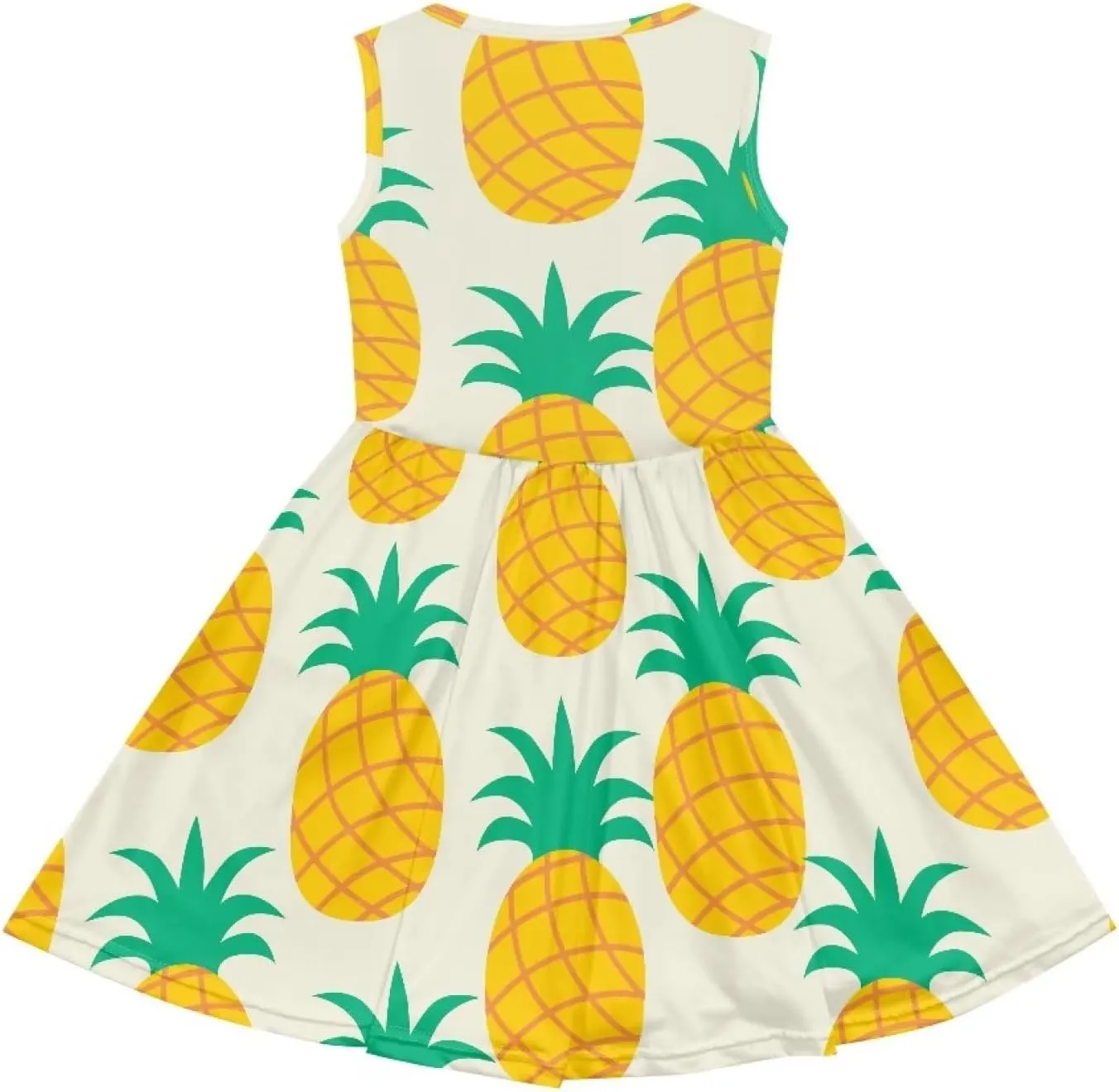 Cute Floral Sundress for Girls Comfy Soft Swing Loose Fit Sleeveless Summer Dress with Pockets