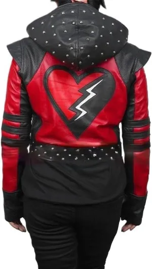 Descendants 4 The Rise Of Red 2024 Kylie Cantrall Hooded Jacket | Kylie Cantrall Leather Jacket
