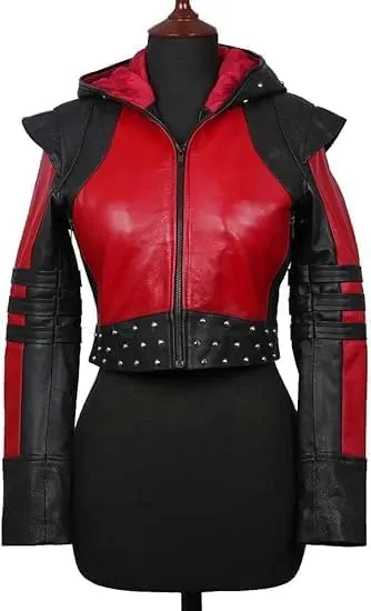 Descendants 4 The Rise Of Red 2024 Kylie Cantrall Hooded Jacket | Kylie Cantrall Leather Jacket