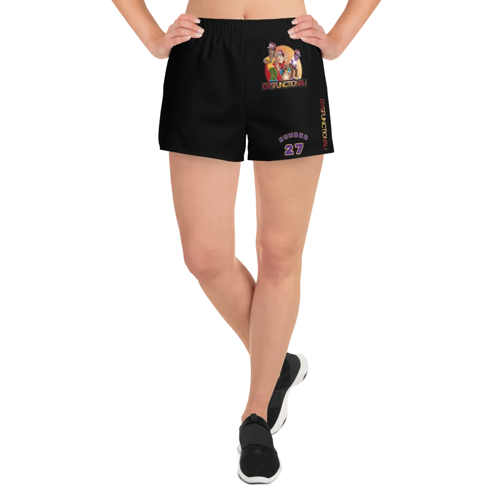 Dysfunctional Ent (Womens Recycled) Athletic Shorts