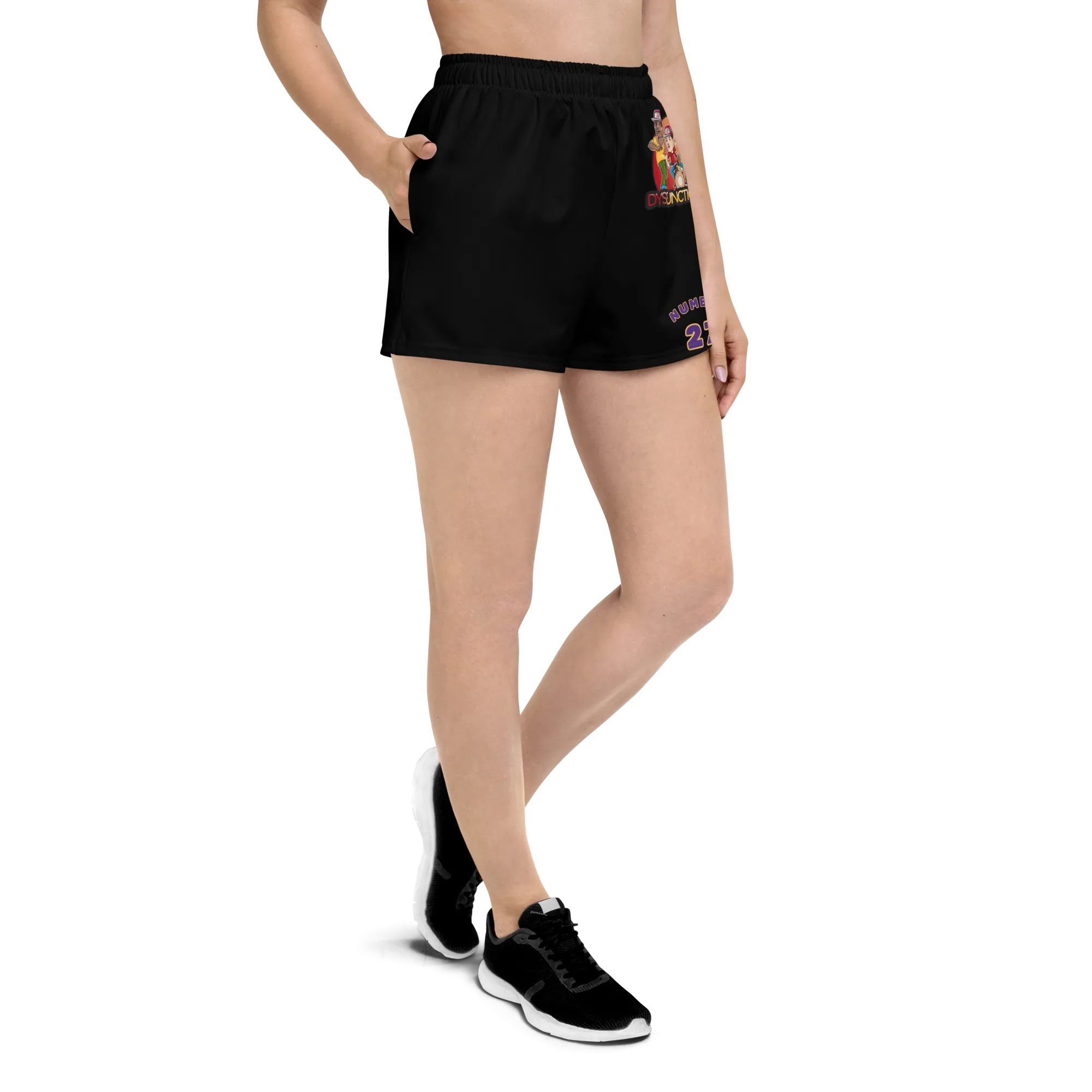 Dysfunctional Ent (Womens Recycled) Athletic Shorts