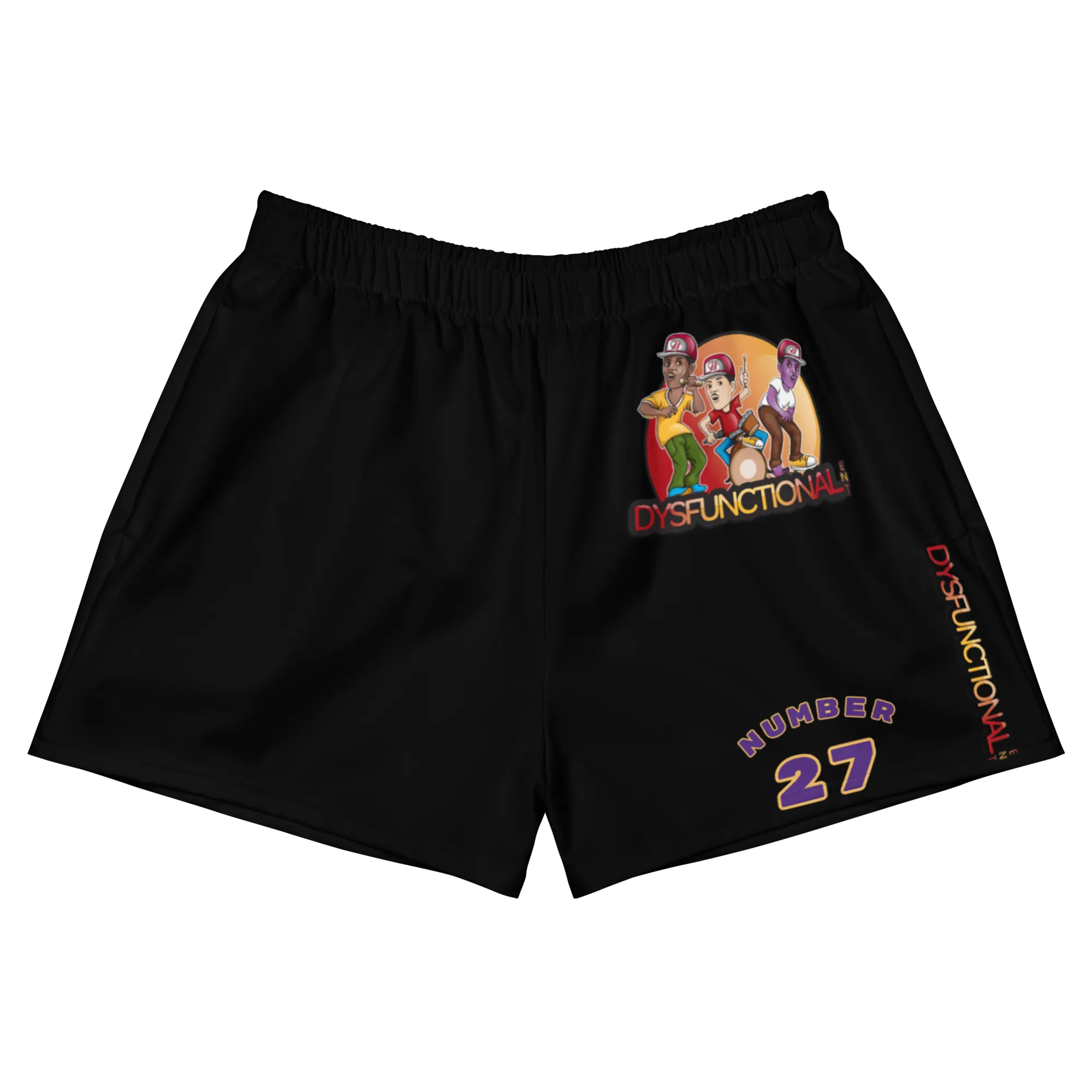 Dysfunctional Ent (Womens Recycled) Athletic Shorts
