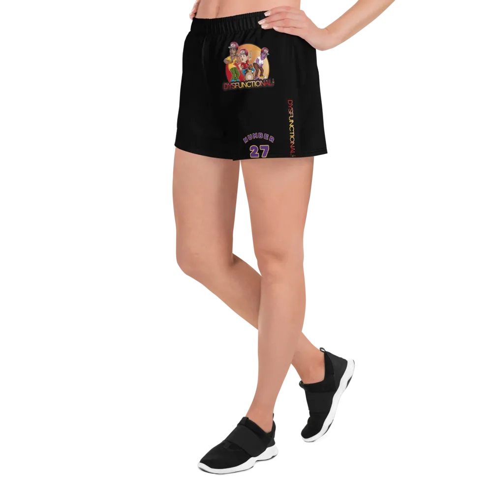Dysfunctional Ent (Womens Recycled) Athletic Shorts