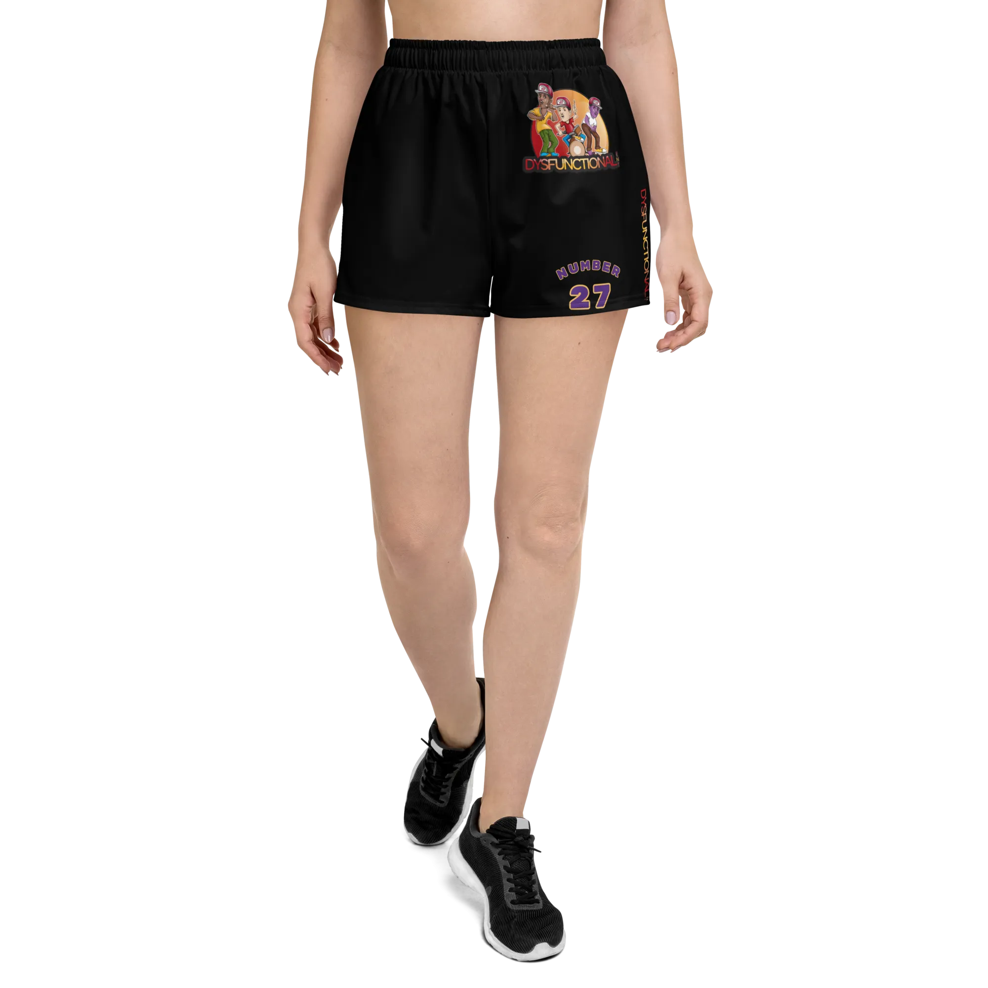 Dysfunctional Ent (Womens Recycled) Athletic Shorts