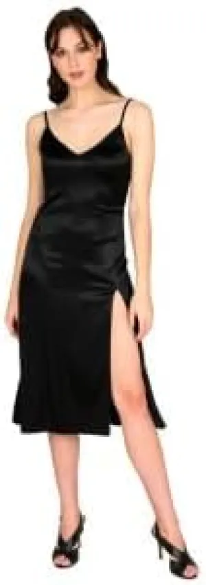 Elegant Women's Slit Camisole Dress - Stylish, Sleeveless, and Flattering Fit for Casual, Party, or Evening Wear