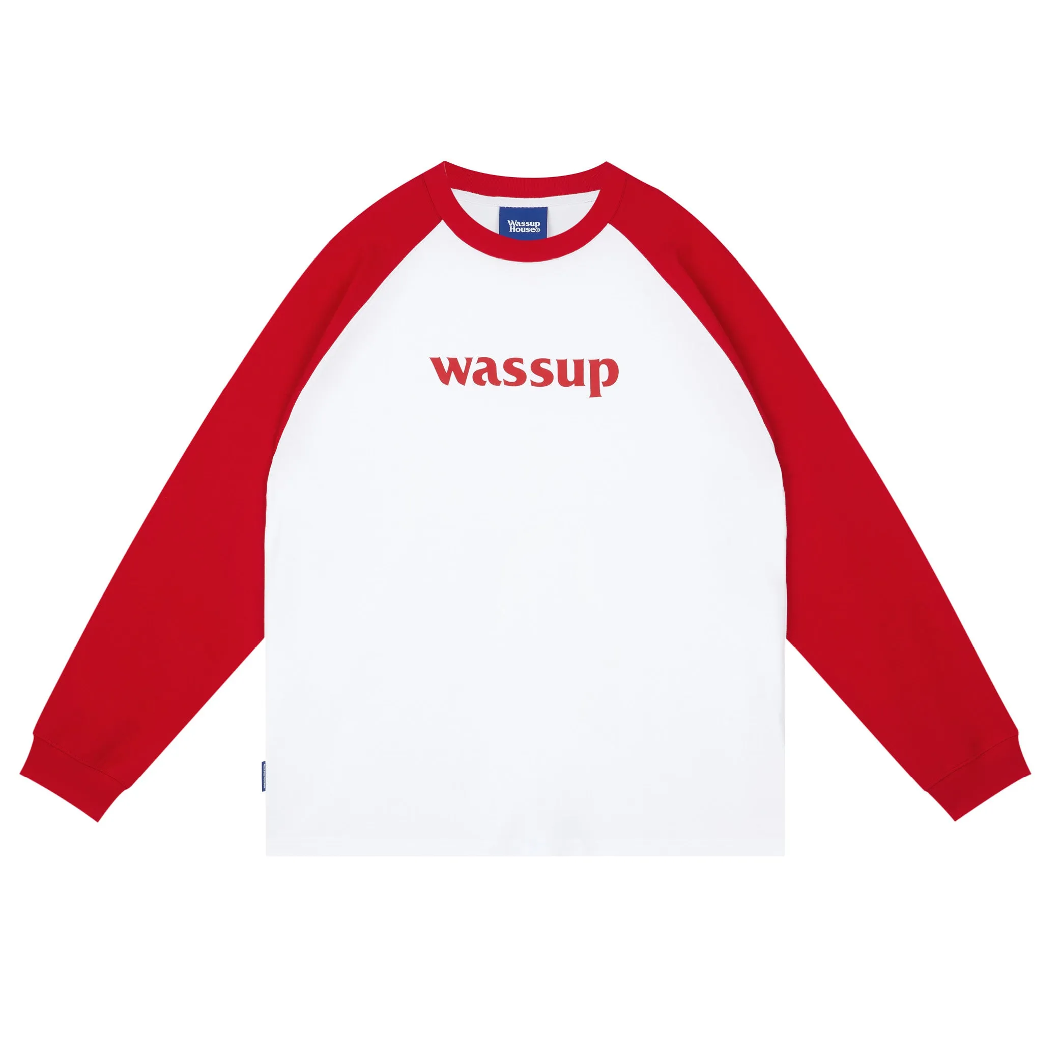 Essential Basic Logo Raglan Long Sleeved Tee