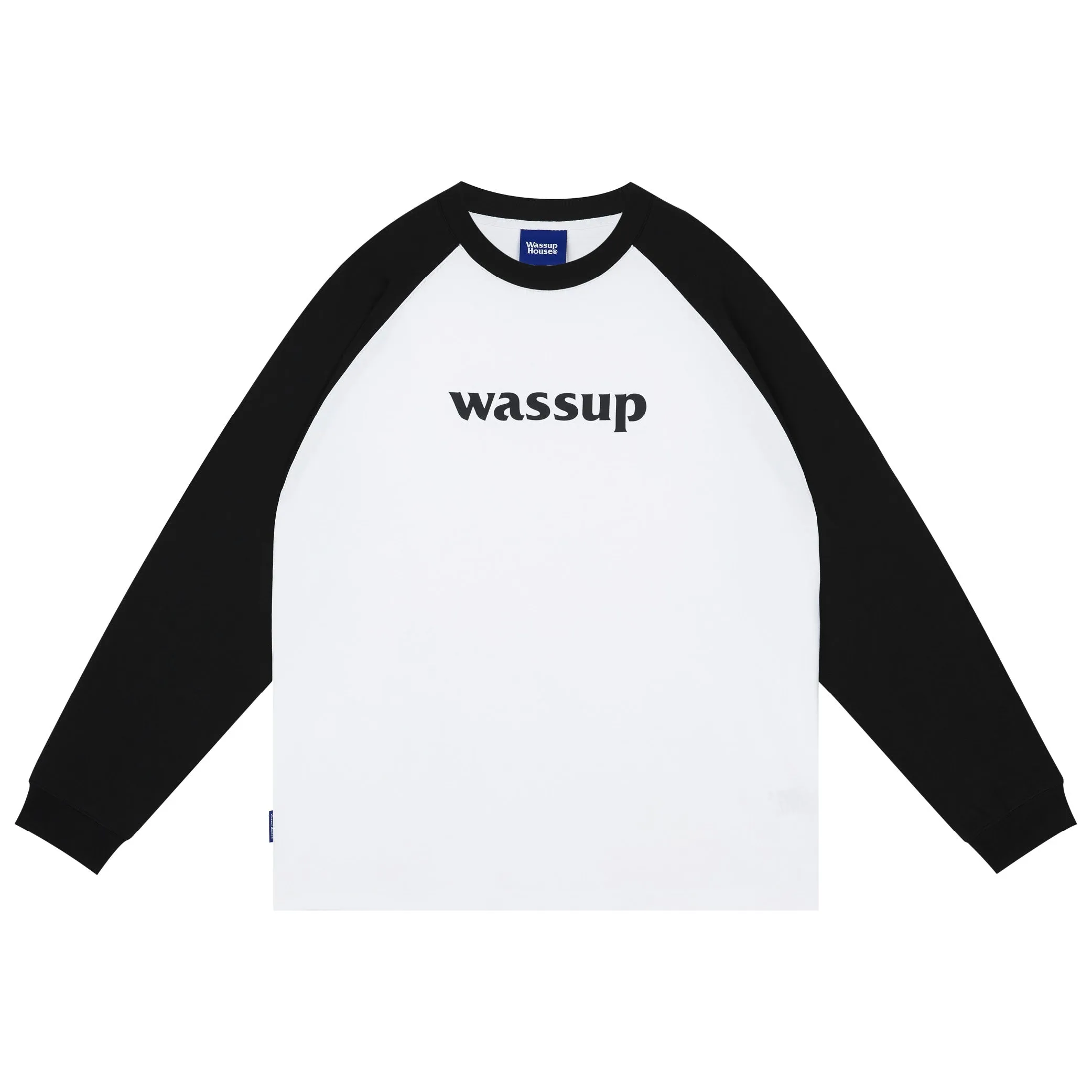 Essential Basic Logo Raglan Long Sleeved Tee