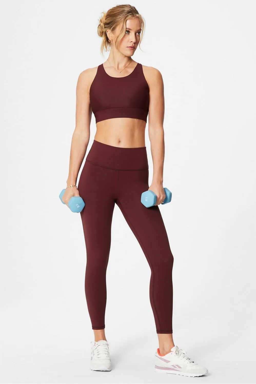 Fabletics Women's Define High-Waisted Legging, Workout, Yoga, Running, Athletic, Active, Maximum Compression, Flattering