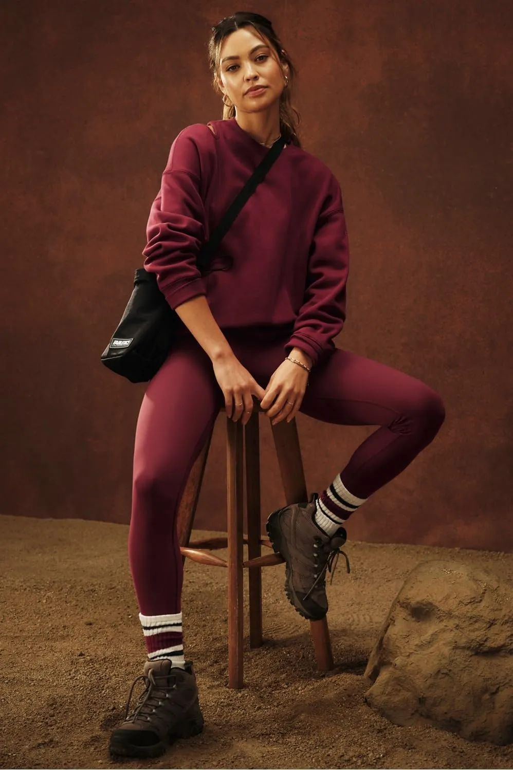 Fabletics Women's Define High-Waisted Legging, Workout, Yoga, Running, Athletic, Active, Maximum Compression, Flattering