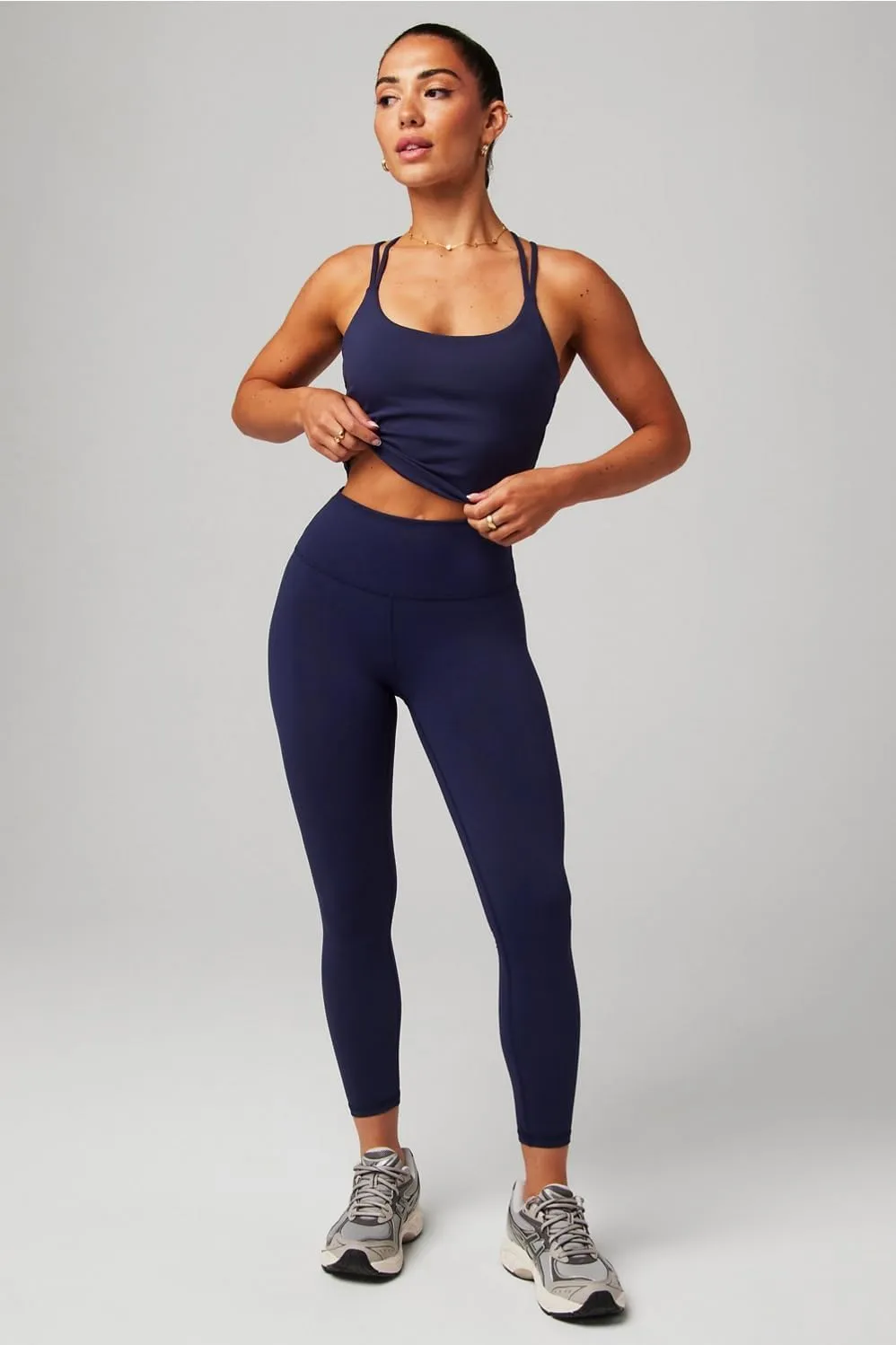 Fabletics Women's Define High-Waisted Legging, Workout, Yoga, Running, Athletic, Active, Maximum Compression, Flattering