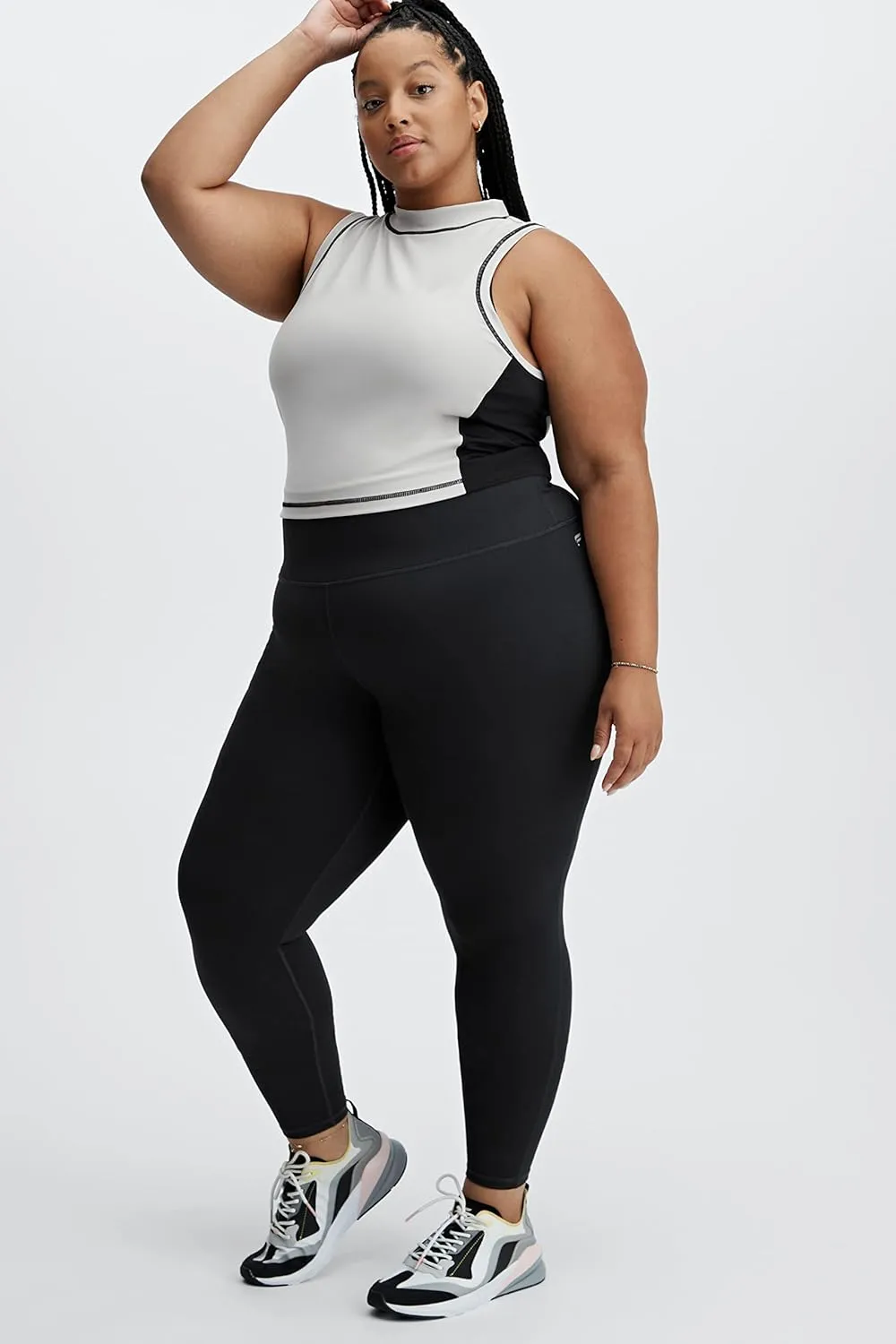 Fabletics Women's Define High-Waisted Legging, Workout, Yoga, Running, Athletic, Active, Maximum Compression, Flattering