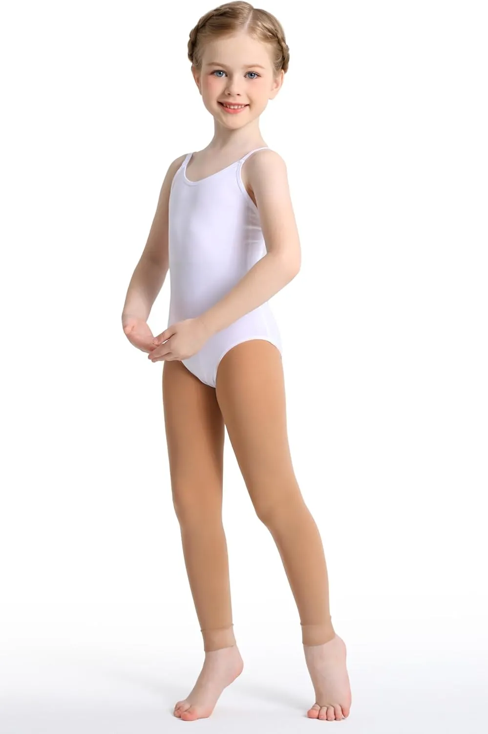 Girls Tights for Ballet Dance School Students Super Soft Stockings Leggings (Toddler/Kids)