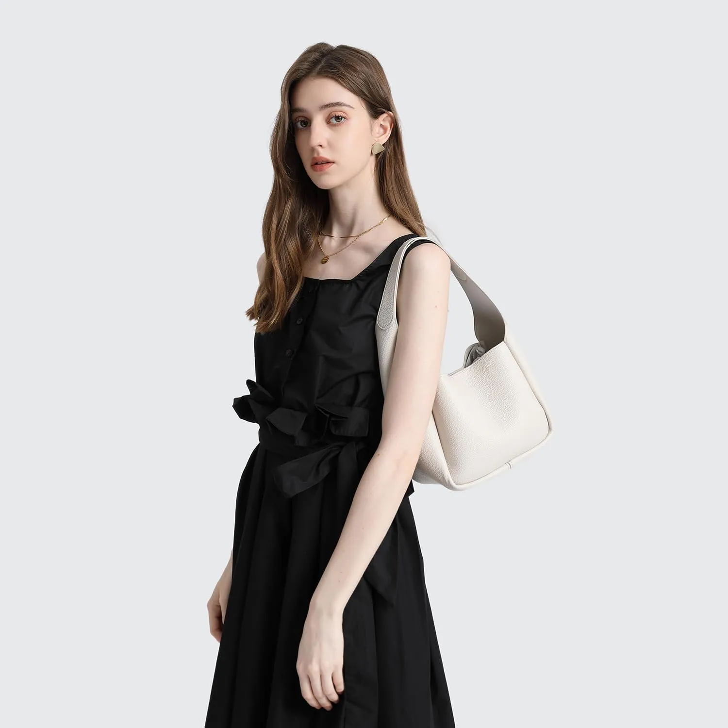 Handbag Chic Vegan Leather Tote Bag for Women Daily Carryall Magnetic Buckle Large Capacity
