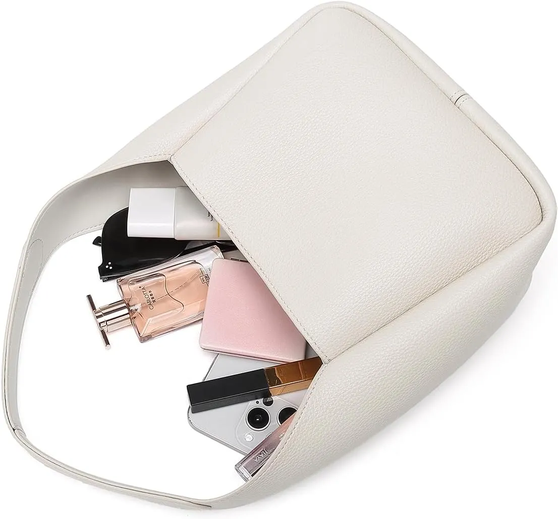 Handbag Chic Vegan Leather Tote Bag for Women Daily Carryall Magnetic Buckle Large Capacity