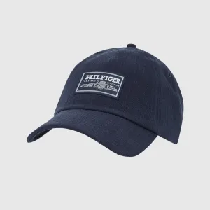 Herringbone Panel Cap - Navy