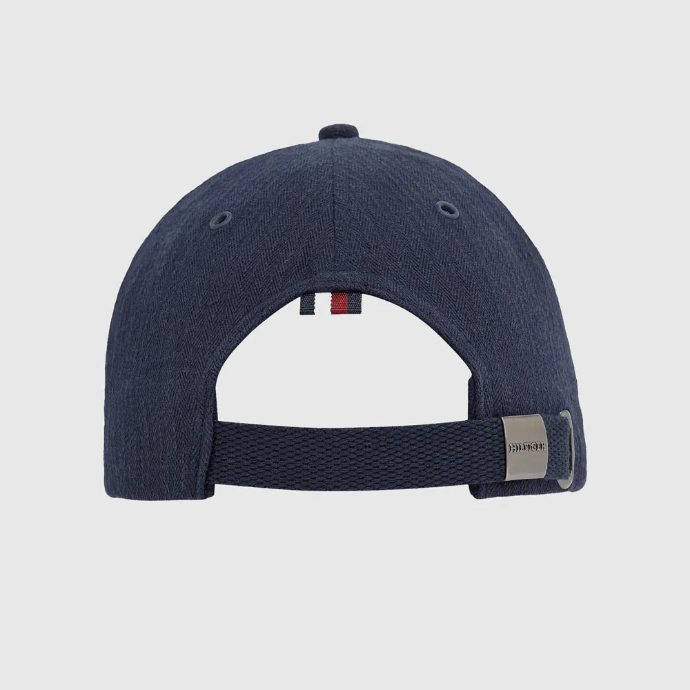 Herringbone Panel Cap - Navy