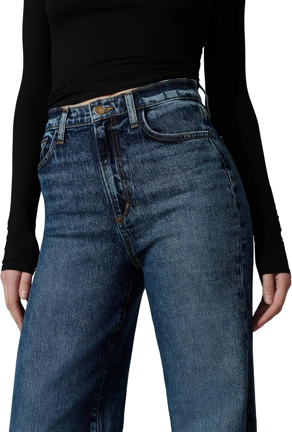 Joe's Women's The Mia Petite High Rise Wide Leg Jean