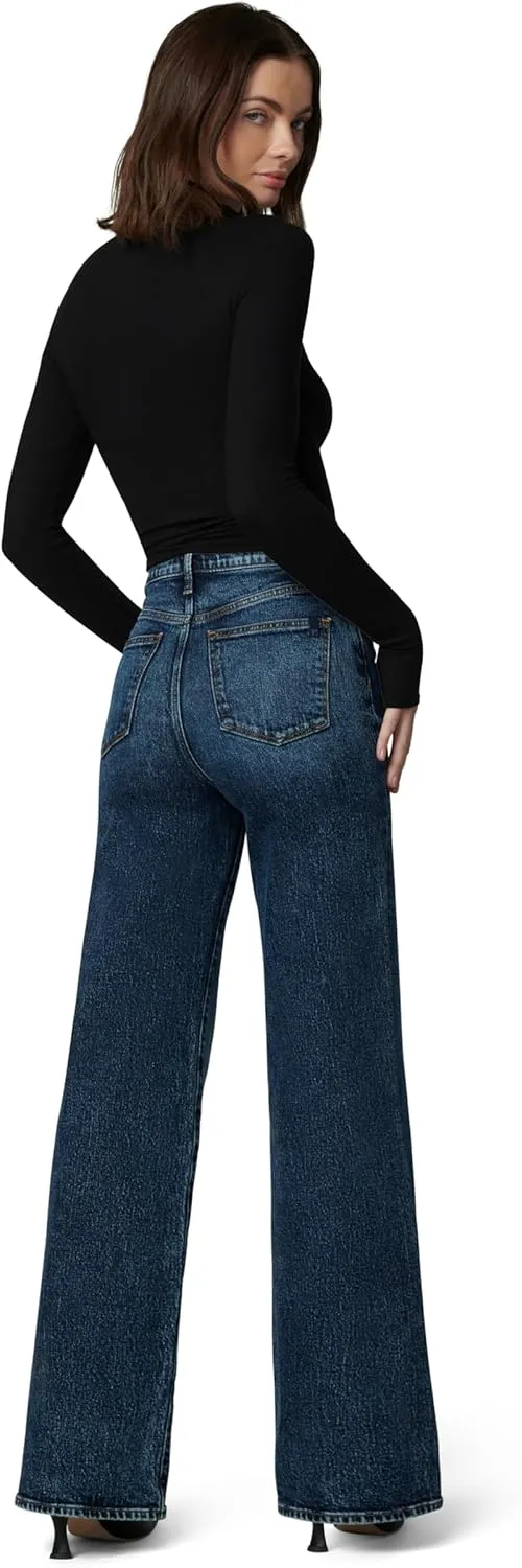 Joe's Women's The Mia Petite High Rise Wide Leg Jean