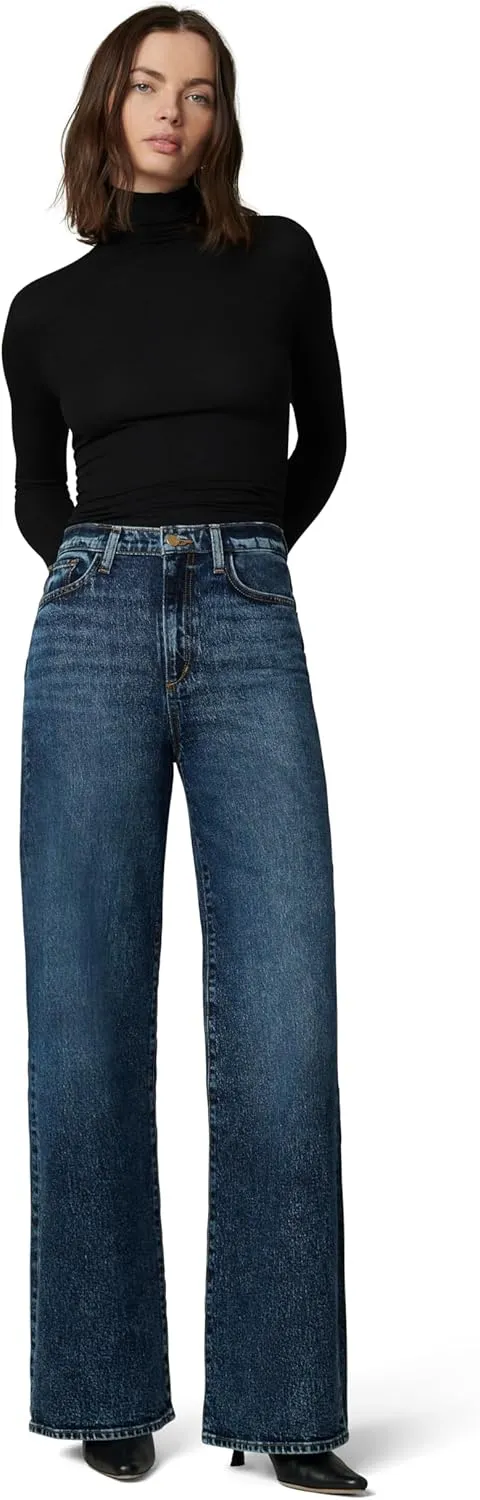 Joe's Women's The Mia Petite High Rise Wide Leg Jean