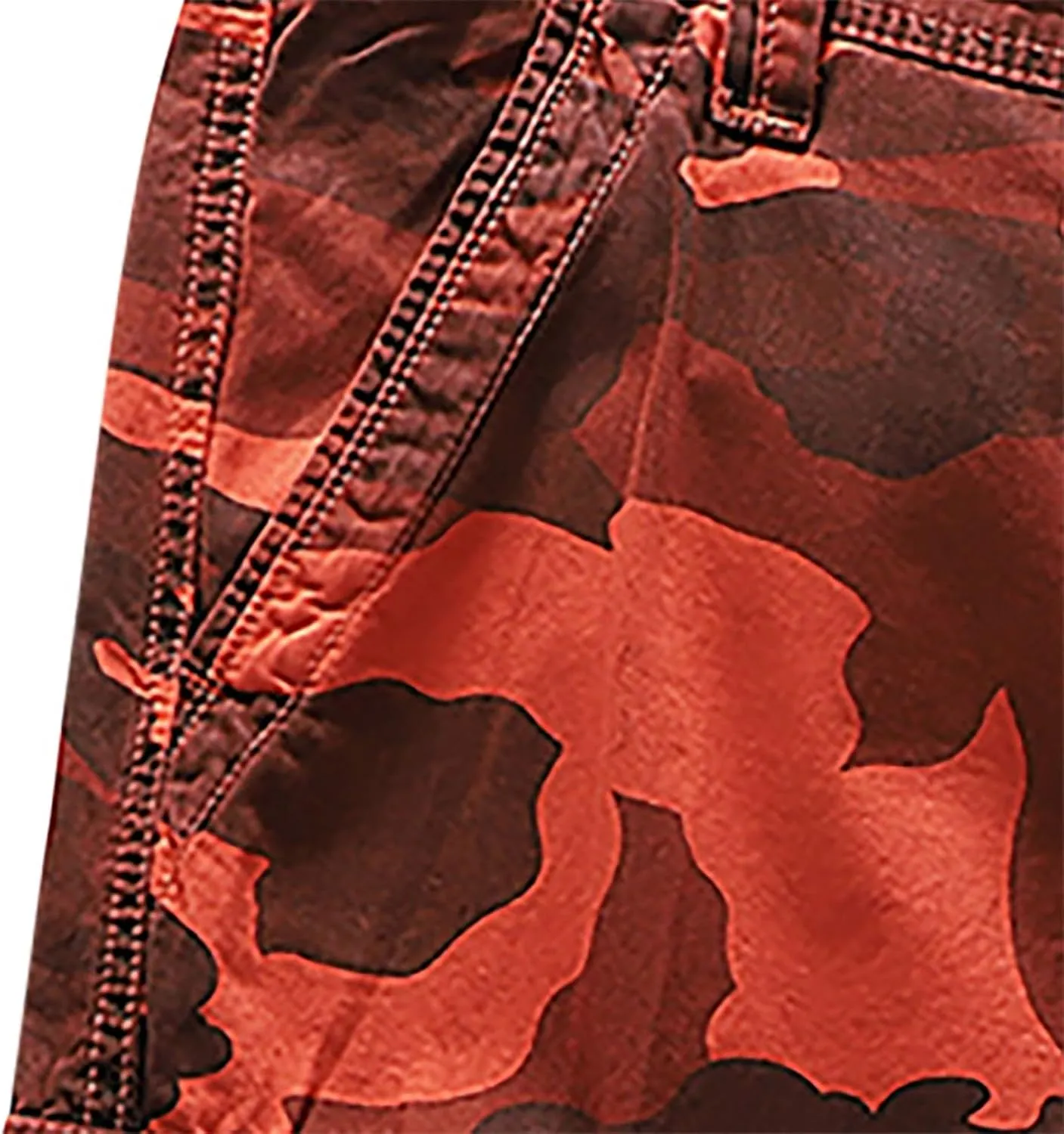 Men's Camo Cargo Shorts with Multi Pockets Fashionable Casual Workwear Shorts Summer Tactical Short Pants
