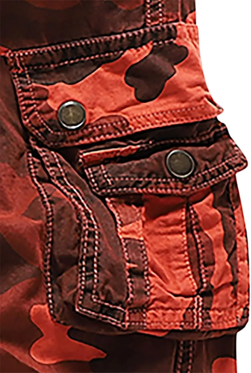 Men's Camo Cargo Shorts with Multi Pockets Fashionable Casual Workwear Shorts Summer Tactical Short Pants