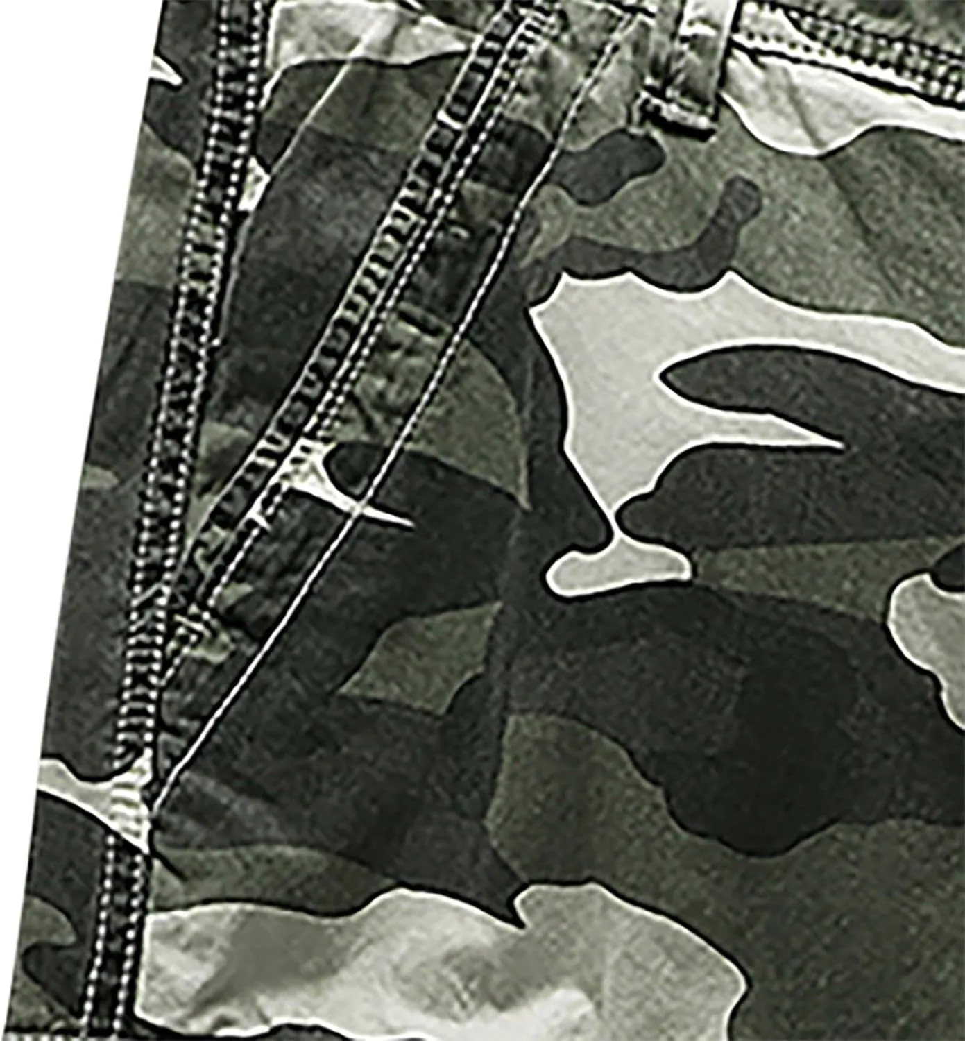 Men's Camo Cargo Shorts with Multi Pockets Fashionable Casual Workwear Shorts Summer Tactical Short Pants