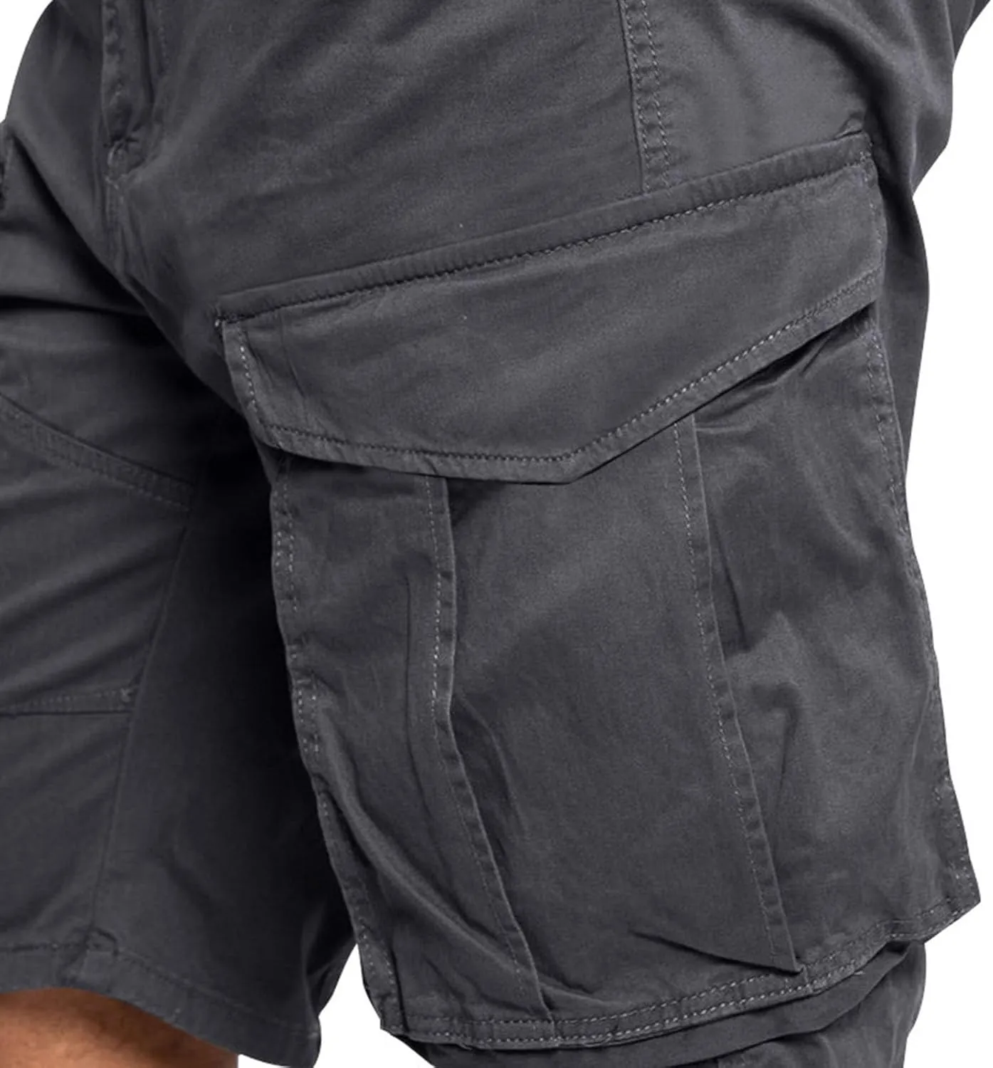 Mens Cargo Shorts 2025 Casual Twill Hiking Summer Pants Loose Solid Outdoor Fishing Baggy Shorts with 4 Pockets