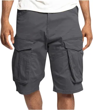 Mens Cargo Shorts 2025 Casual Twill Hiking Summer Pants Loose Solid Outdoor Fishing Baggy Shorts with 4 Pockets