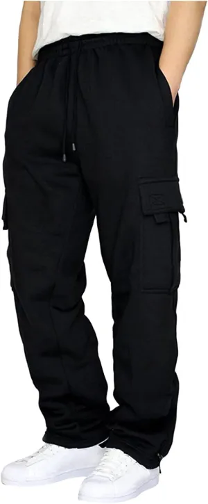 Men's Hiking Pants,Men Athletic Sport Joggers Fashion Cargo Pockets Sweatpant Relaxed Fit Work Pants Mens Casual Pants