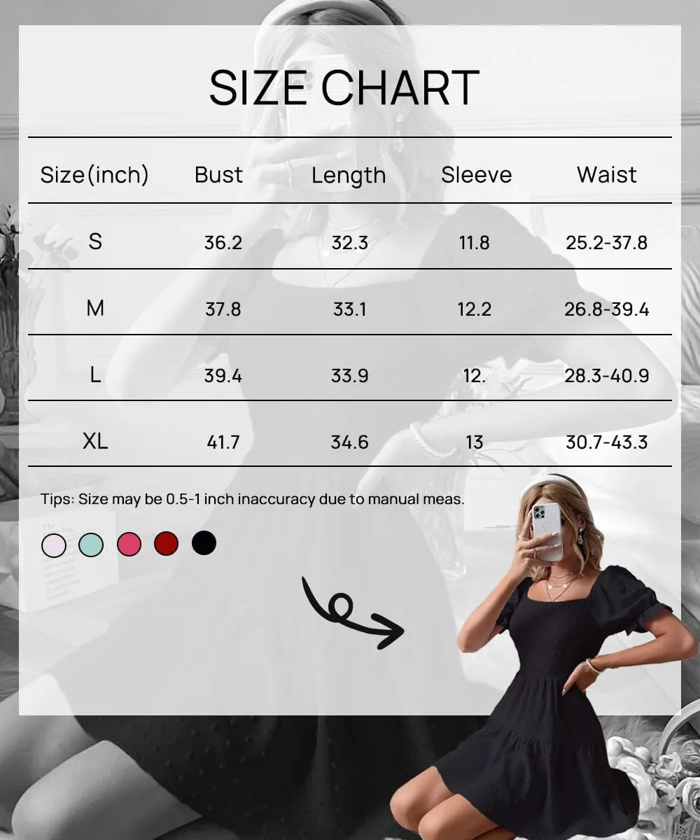 Narecte Summer Dresses for Women 2025,Tie Backless Swiss Dot Mini Dress,Ruffle Hem Flowy Casual Dresses