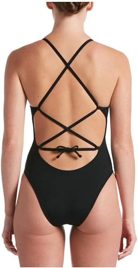 Nike Hydrastrong Lace-Up Tie Back One-Piece