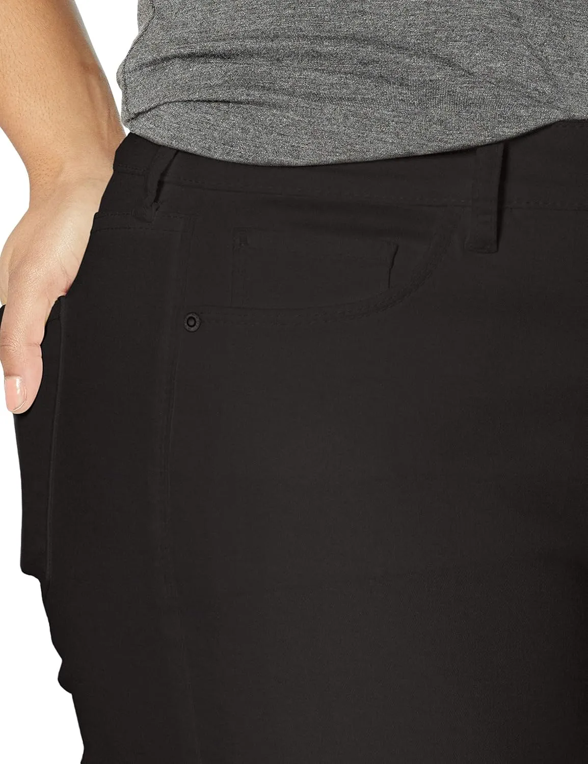 NYDJ Women's Plus Size Briella Jean Shorts with Roll Cuffs | Slimming & Flattering Fit