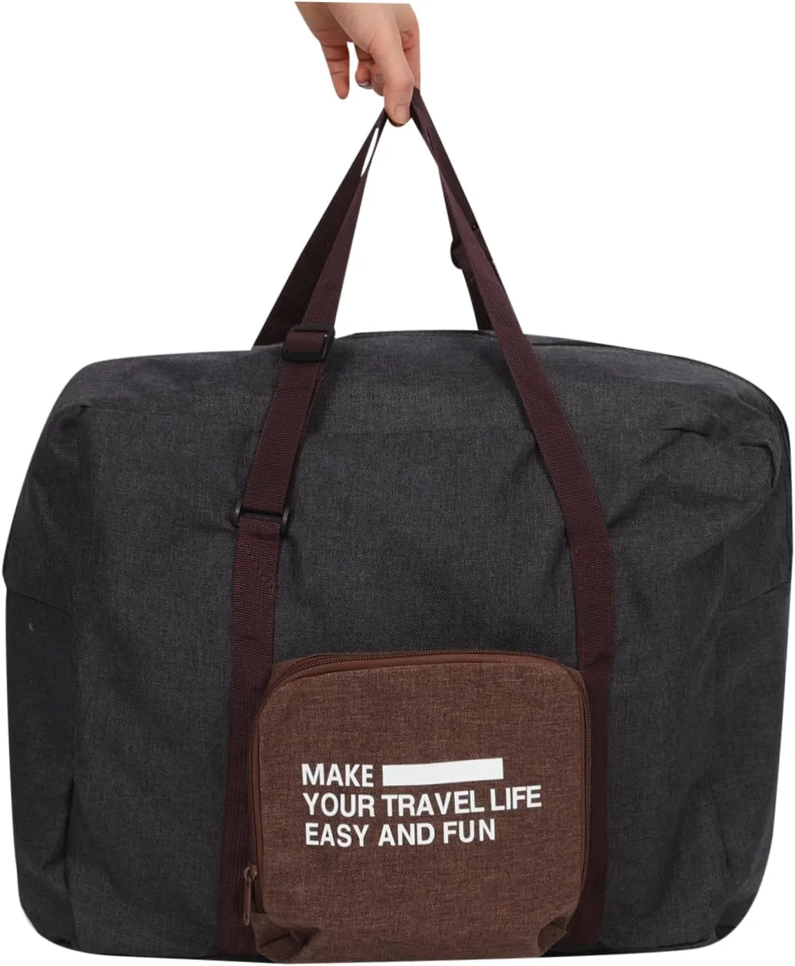 Overnight Bag Luggage Tote Rollable Trolley Pouch Compact Canvas Duffel for Rolling Suitcase Multi-purpose Storage
