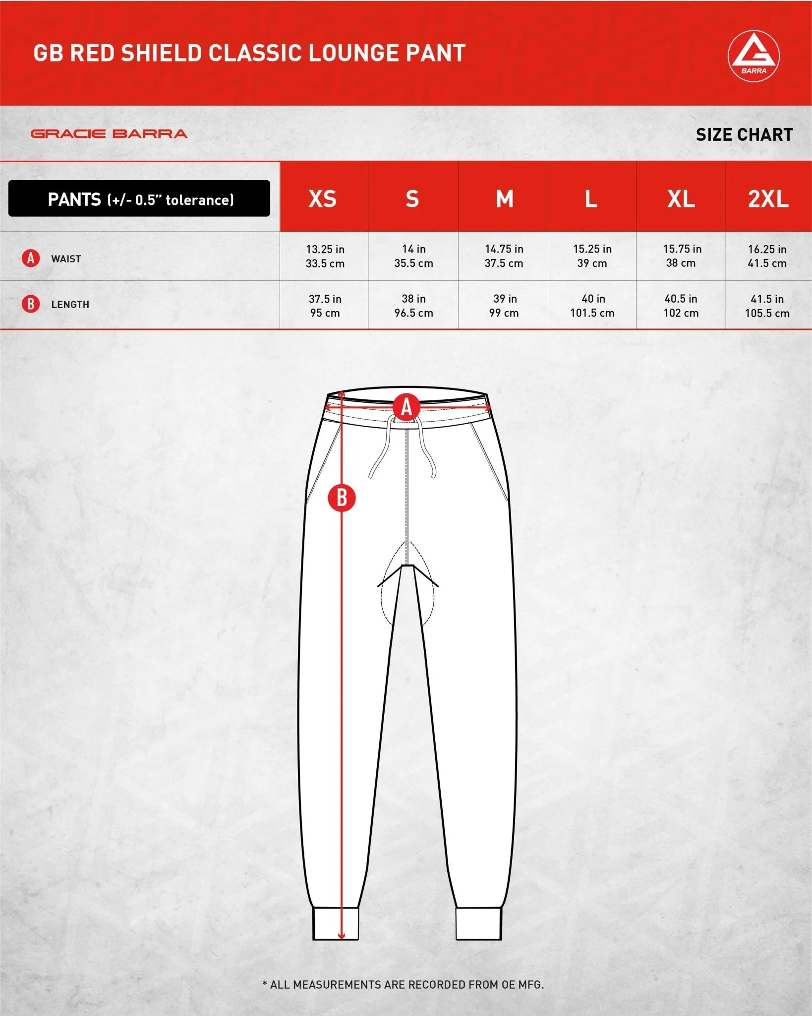 Red Shield Mens Jogger - Black