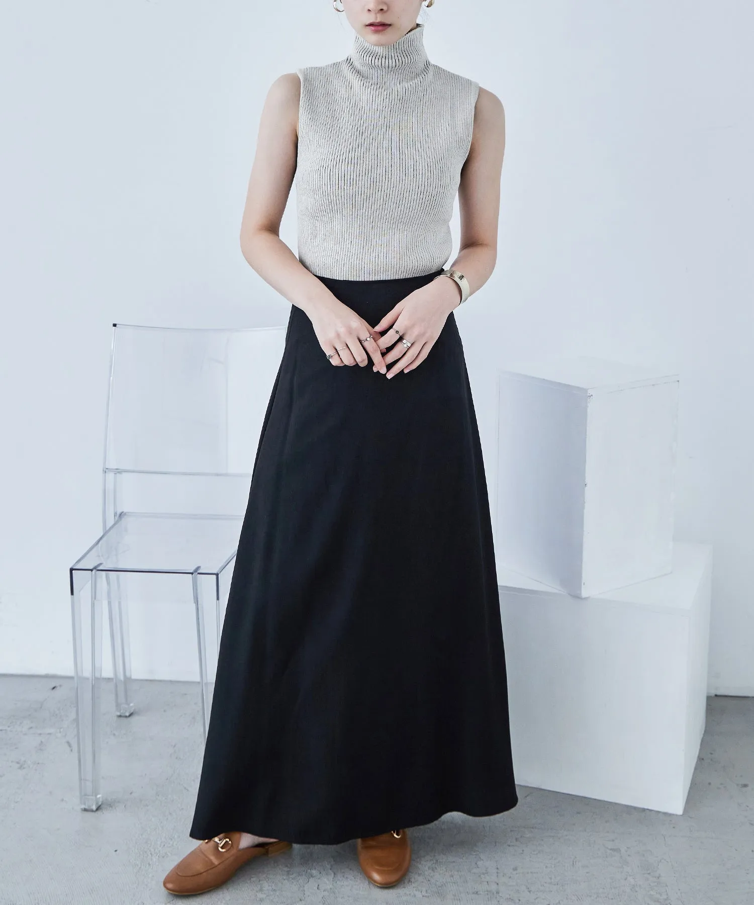 Rib Knit Sleeveless Tops