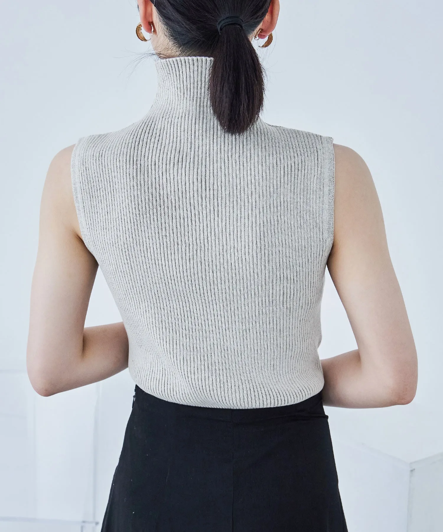 Rib Knit Sleeveless Tops