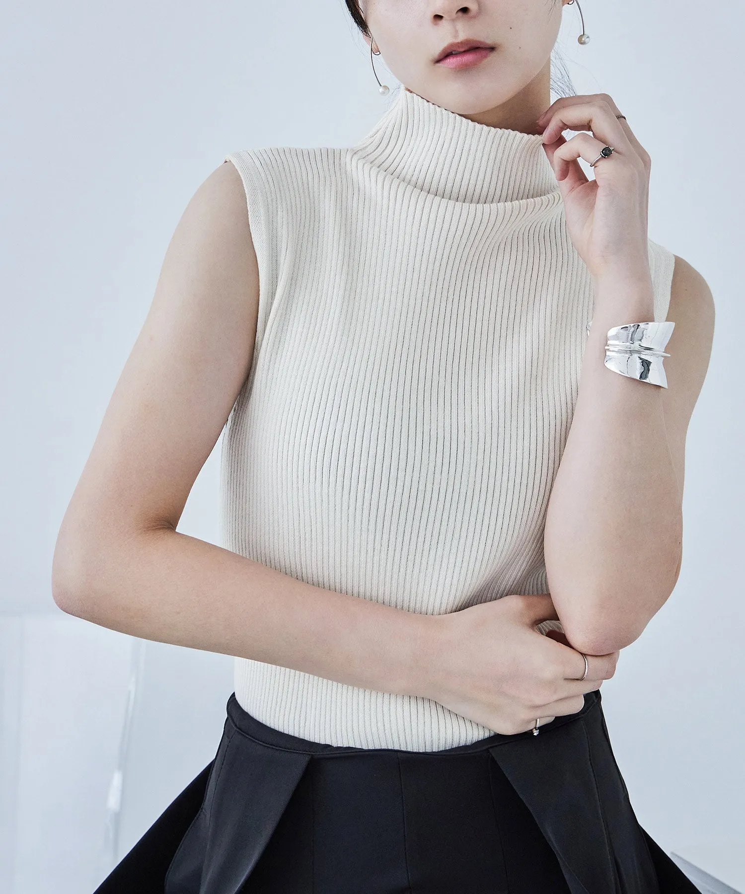 Rib Knit Sleeveless Tops
