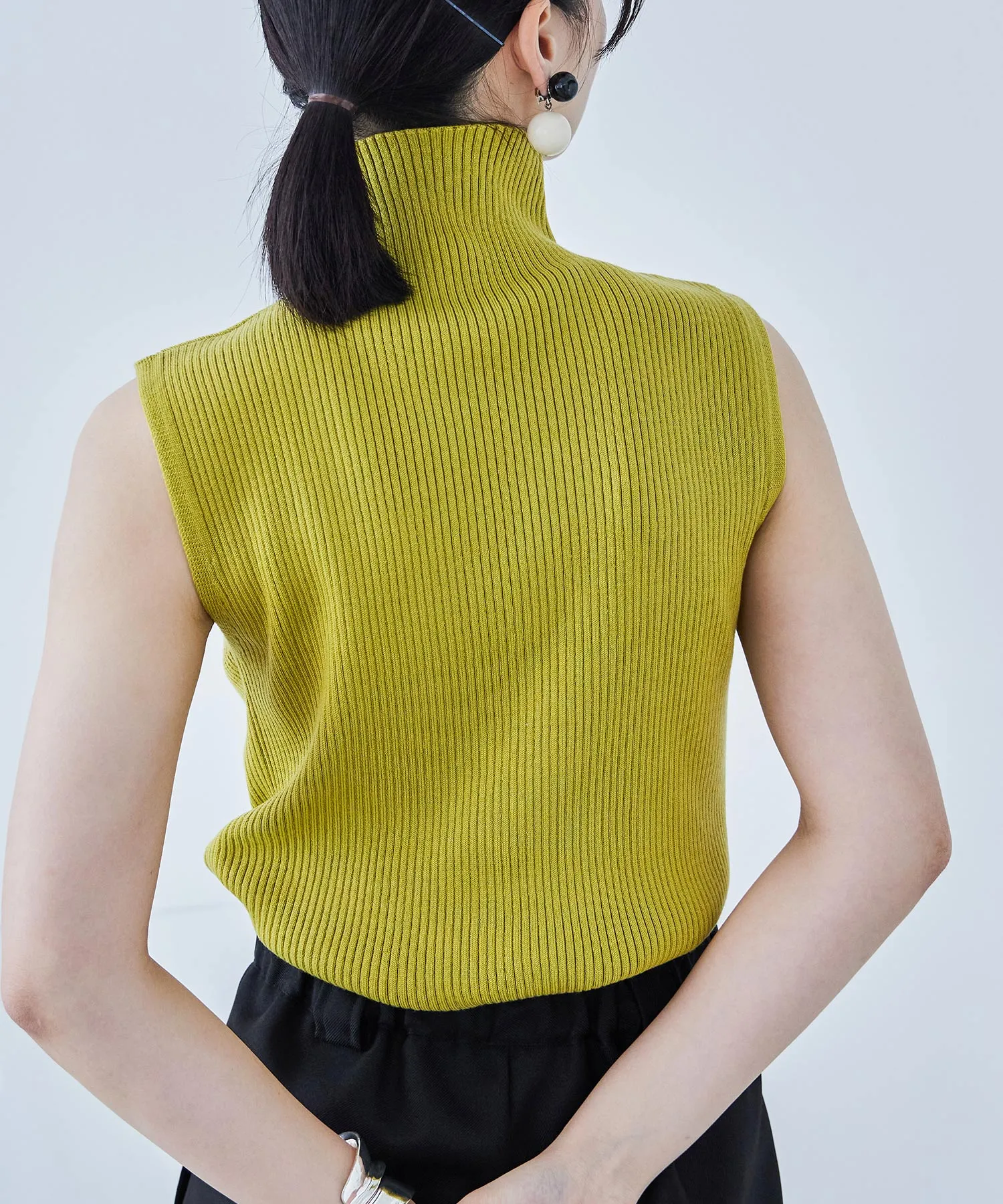 Rib Knit Sleeveless Tops