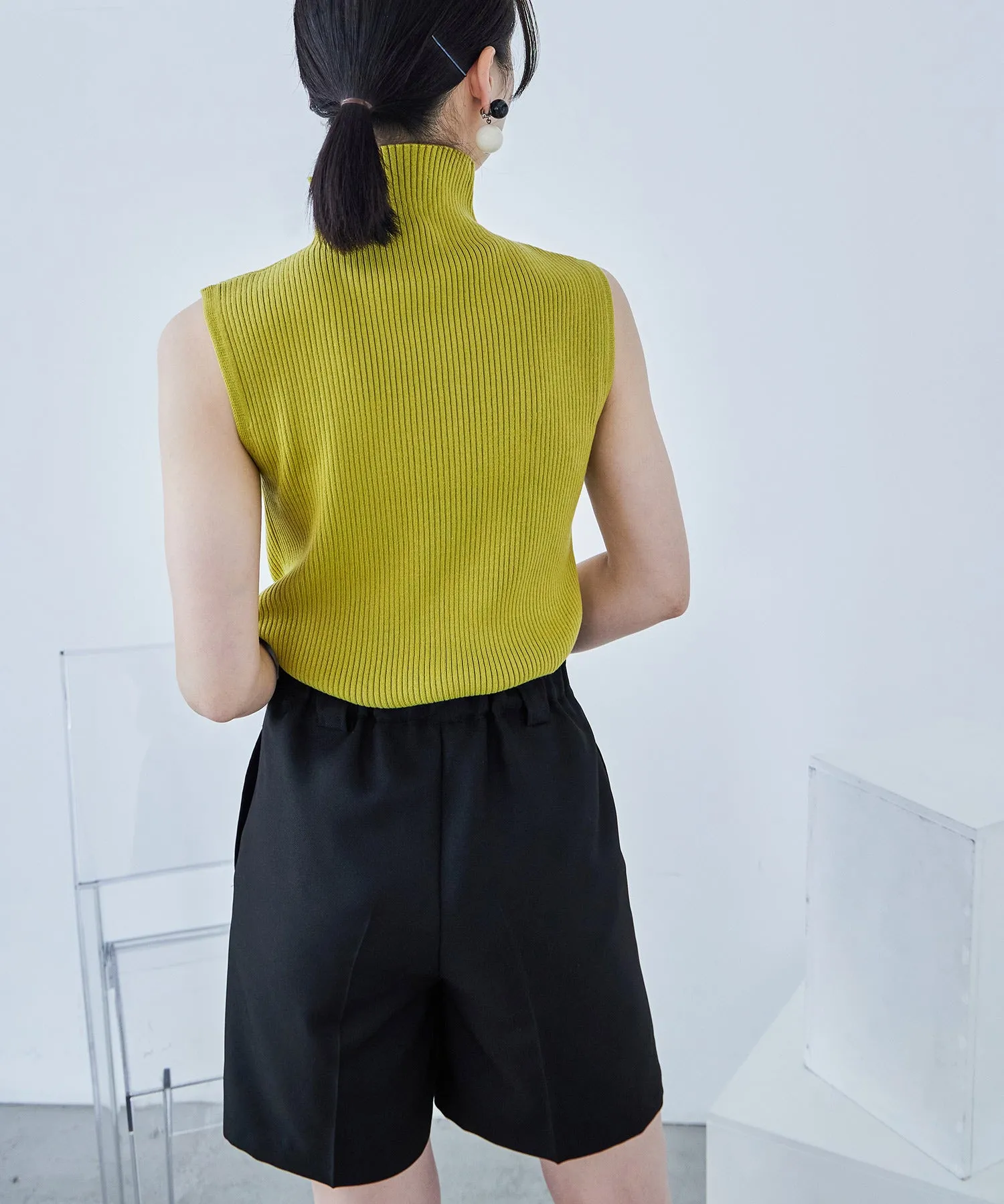 Rib Knit Sleeveless Tops