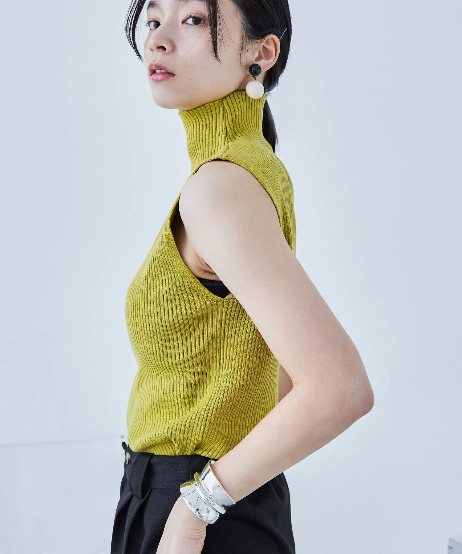 Rib Knit Sleeveless Tops