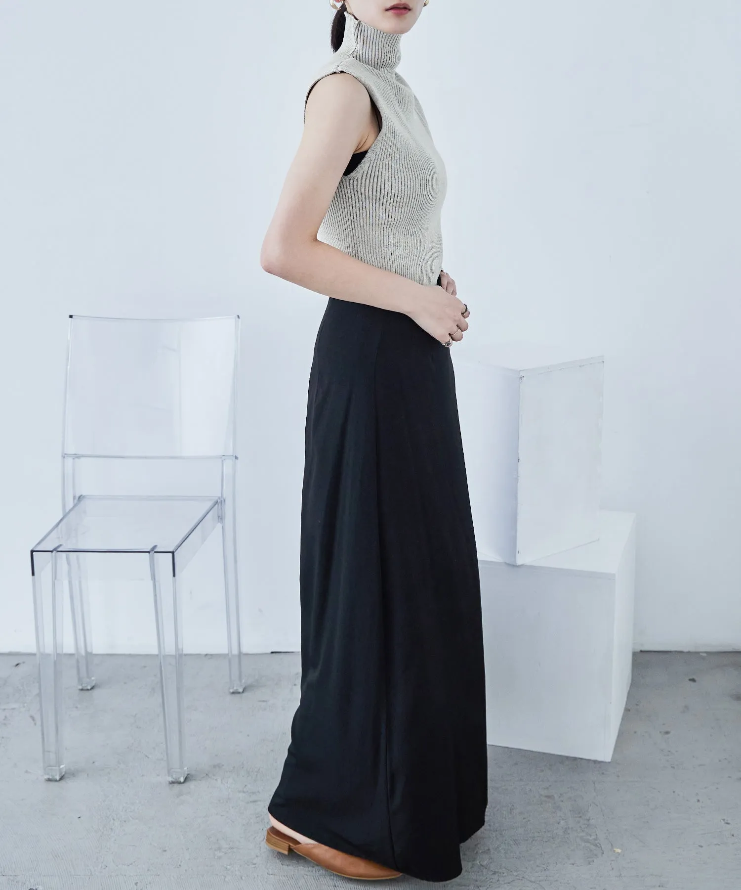 Rib Knit Sleeveless Tops