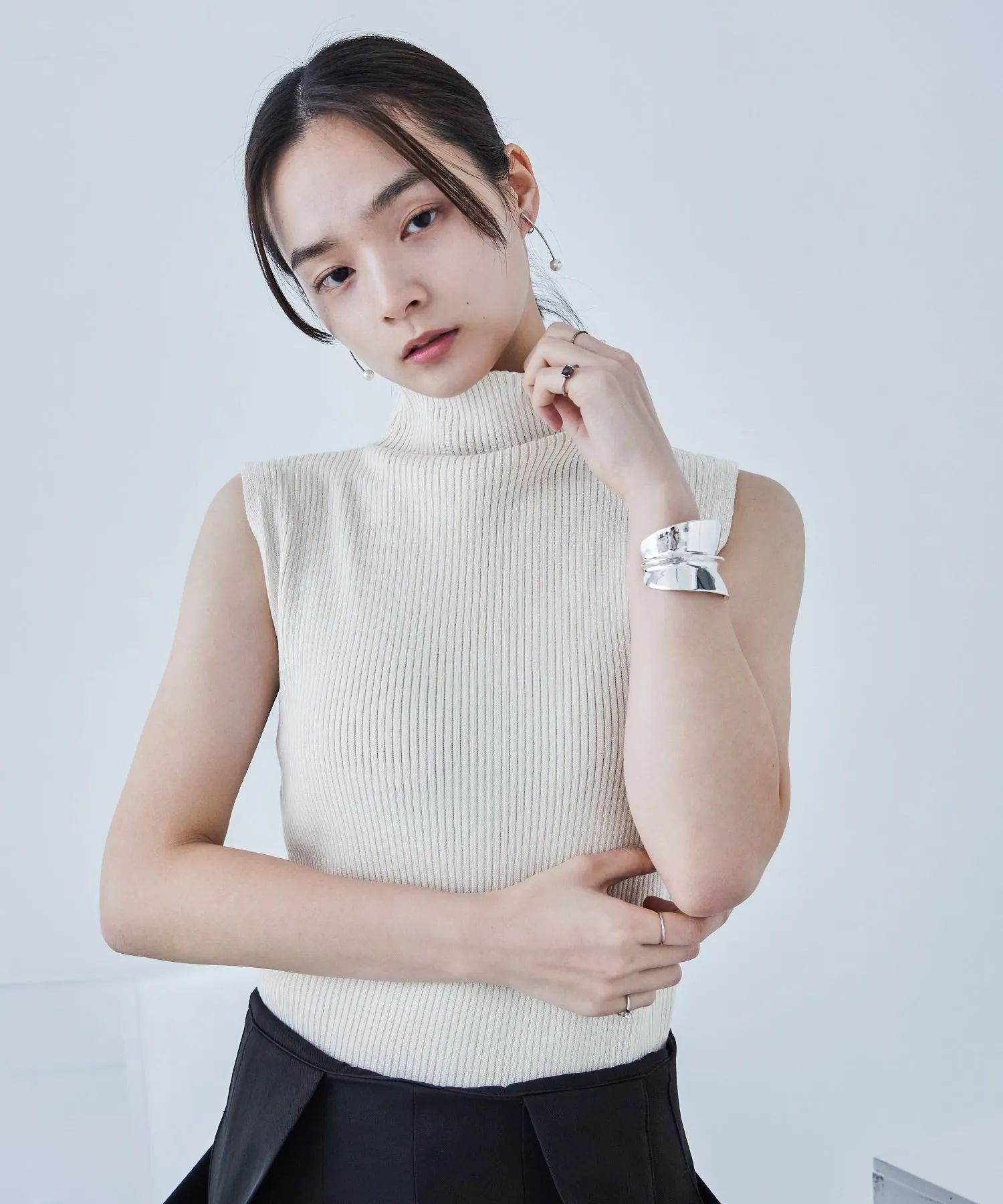 Rib Knit Sleeveless Tops