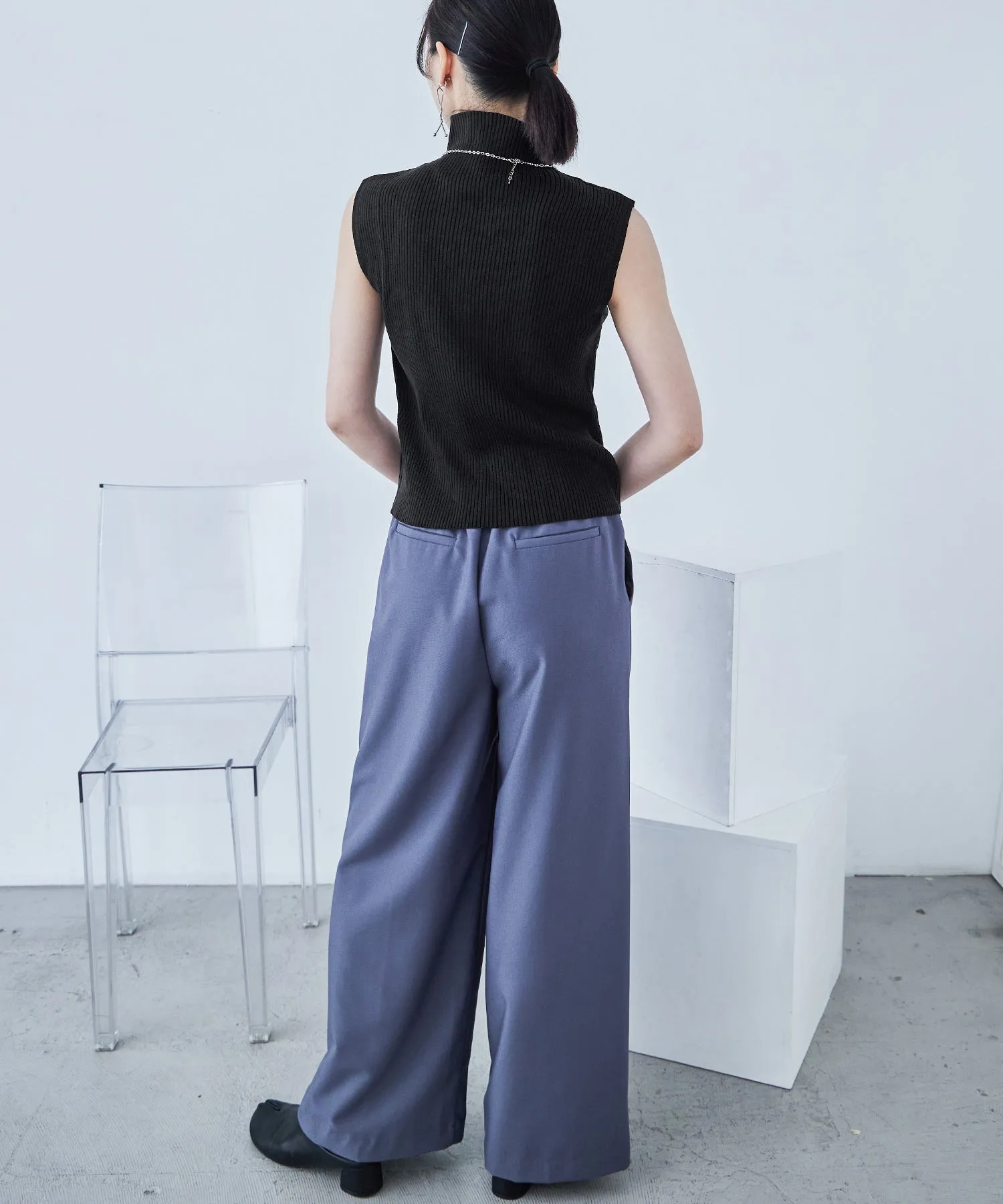 Rib Knit Sleeveless Tops