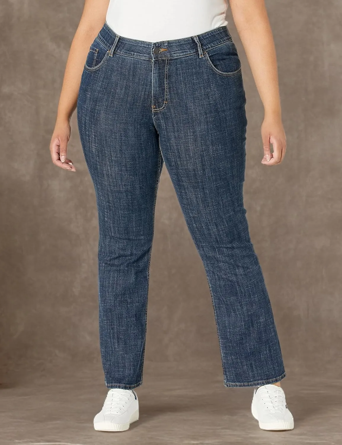 Riders by Lee Indigo Women's Stretch No Gap Waist Bootcut Jean