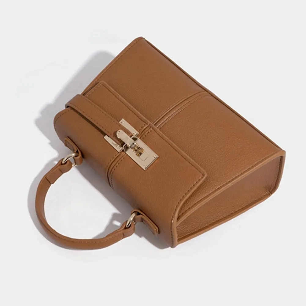 Rungion Trendy Handbag Purses for Women Vegan Leather Shoulder Crossbody Bag Ladies Small Clutch Satchel Gifts
