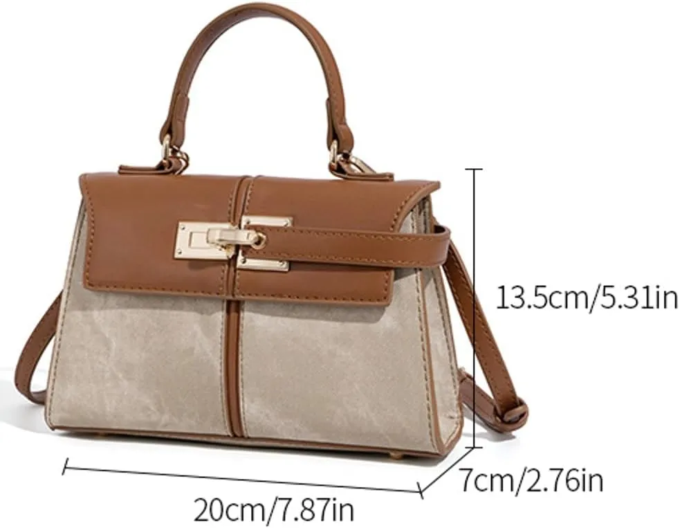Rungion Trendy Handbag Purses for Women Vegan Leather Shoulder Crossbody Bag Ladies Small Clutch Satchel Gifts