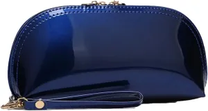 Rungion Womens Patent Leather Glossy Clutch Bag Small Phone Purse Handheld Evening Bag Mini Wallet Wristlet for Party Wedding